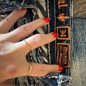 Rock Revival Blue Straight Jeans